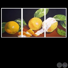 NARANJAS (De la serie NATURALEZA) - Obra de Rubén Orlando Medina